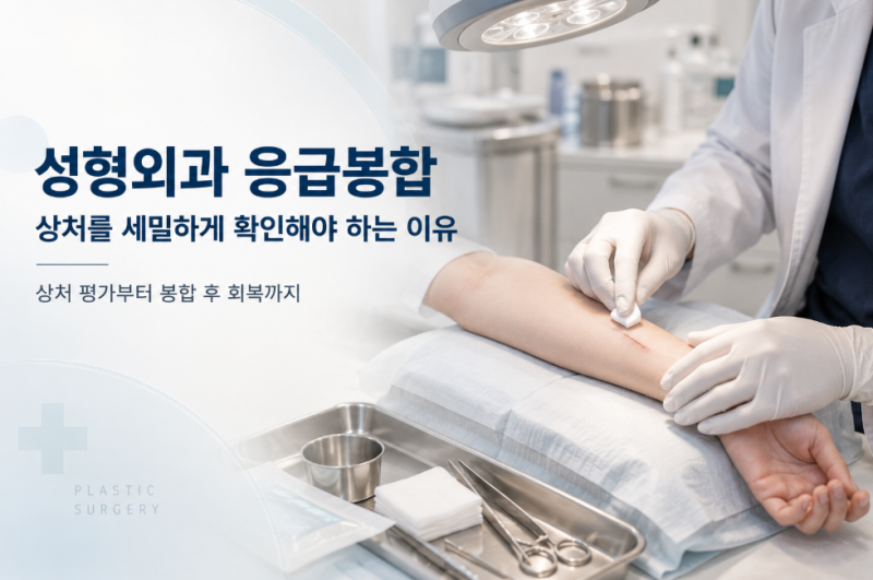 Plastic Surgery Emergency Suturing: Why a Detailed Wound Assessment Is Crucial